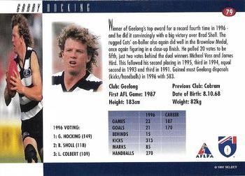 1997 Select AFL Ultimate Series #79 Garry Hocking Back